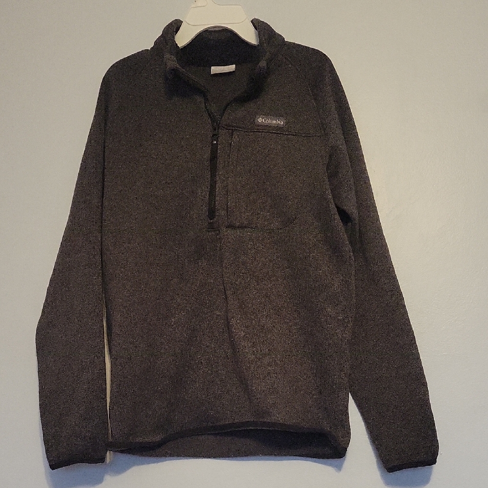 Columbia Men's Dark Gray Zip-Up Sweater
